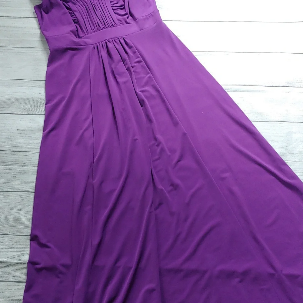NWT Signature by Sangria Purple Maxi Dress - Picture 11 of 12